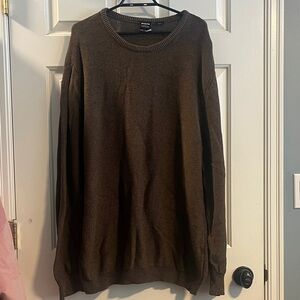 Prana Men's Dark Brown Crewneck Sweater